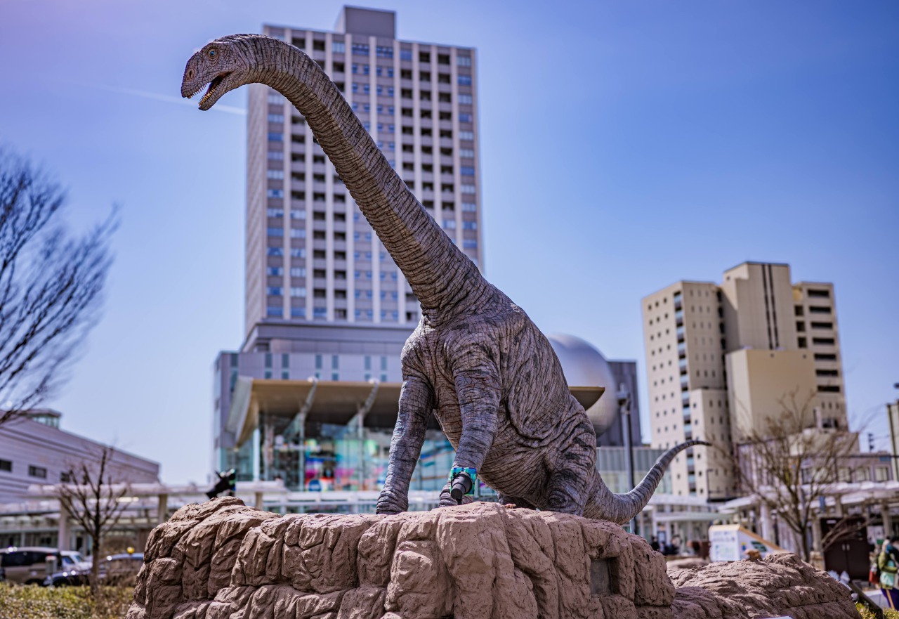 福井駅（恐竜広場）
